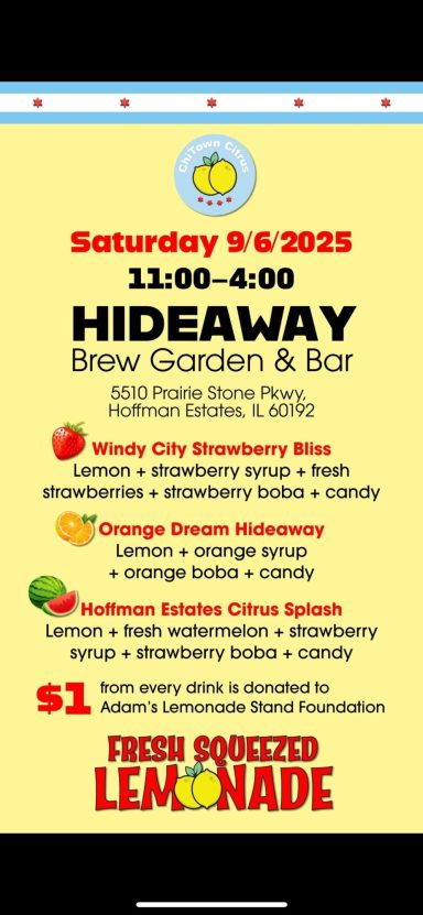 ChiTown Beverages Launch Event – Fresh Lemonade ChiTown Citrus launch event guests enjoying fresh-squeezed lemonade with boba and candy